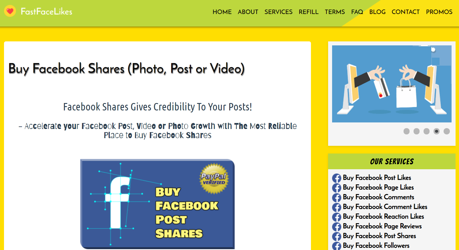10 Best Sites to Buy Facebook Share