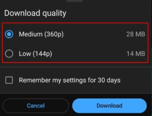 Youtube Video Download Quality